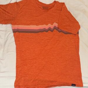 Patagonia Orange Lightweight TShirt